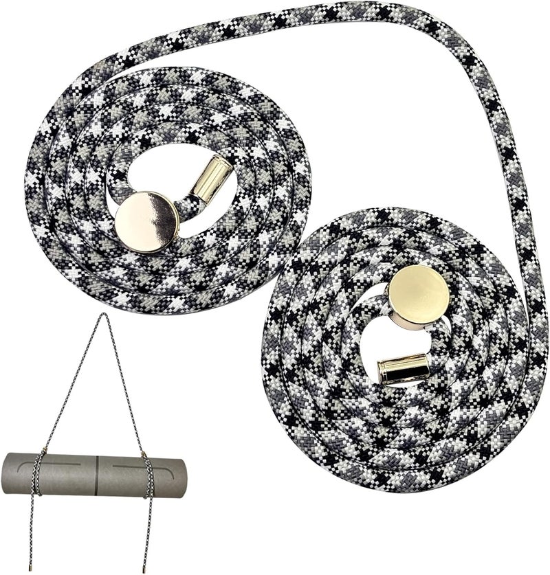 DAOSUN Yoga Mat Strap - 8MM Adjustable Paracord Carrier for Carrying Yoga Mats, Camping Pads & Blankets (Strap Only) - Image 1